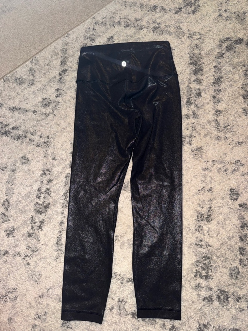 lululemon athletica Black Shimmer Performance Leggings